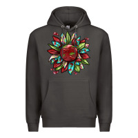 Smoke Cherry sunflower Premium Hoodie - texasbilliewilder