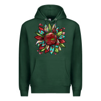 Sports Green Cherry sunflower Premium Hoodie - texasbilliewilder