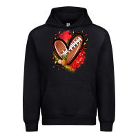 Black fruits and football heart Urban Hoodie - Zillion Design Studio