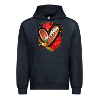 Navy fruits and football heart Urban Hoodie - Zillion Design Studio