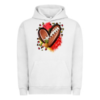 Pigment Lunar Rock fruits and football heart Urban Hoodie - Zillion Design Studio