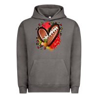 Pigment Tornado fruits and football heart Urban Hoodie - Zillion Design Studio