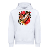 White fruits and football heart Urban Hoodie - Zillion Design Studio