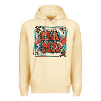 Pina Colada American football mama with leopard Premium Hoodie - Zillion Design Studio