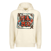 Sandshell American football mama with leopard Premium Hoodie - Zillion Design Studio