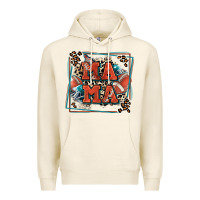 Tofu American football mama with leopard Premium Hoodie - Zillion Design Studio