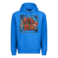 True Royal American football mama with leopard Premium Hoodie - Zillion Design Studio