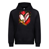 Black fruits and baseball heart Urban Hoodie - Zillion Design Studio