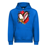 Cobalt fruits and baseball heart Urban Hoodie - Zillion Design Studio