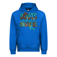 Cobalt boots and bling its a cowgirl thing Urban Hoodie - texasbilliewilder