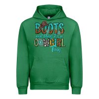Emerald boots and bling its a cowgirl thing Urban Hoodie - texasbilliewilder