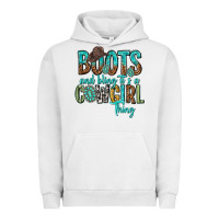 Pigment Lunar Rock boots and bling its a cowgirl thing Urban Hoodie - texasbilliewilder