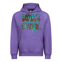 Tulip boots and bling its a cowgirl thing Urban Hoodie - texasbilliewilder