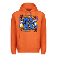 Carrot volleyball mama with leopard Premium Hoodie - Zillion Design Studio
