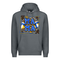 Rock volleyball mama with leopard Premium Hoodie - Zillion Design Studio