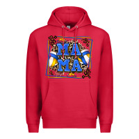 Cardinal volleyball mama with leopard Premium Hoodie - Zillion Design Studio