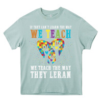 Arona Autism Awareness Teacher Heavy Core Tee - CowhideDigitalArt