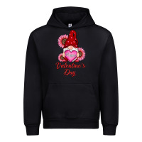 Black happy valentine's day gnomes with sunflower Urban Hoodie - RanaPortraitStore