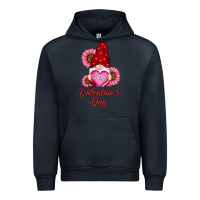 Navy happy valentine's day gnomes with sunflower Urban Hoodie - RanaPortraitStore