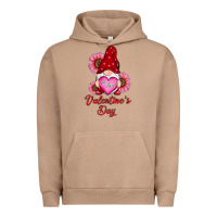 Pigment Burro happy valentine's day gnomes with sunflower Urban Hoodie - RanaPortraitStore