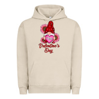 Pigment French Oak happy valentine's day gnomes with sunflower Urban Hoodie - RanaPortraitStore