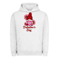 Pigment Lunar Rock happy valentine's day gnomes with sunflower Urban Hoodie - RanaPortraitStore