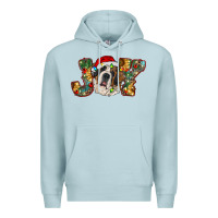 Blue Mist Saint Bernard Christmas joy, Premium Hoodie - RanaPortraitStore