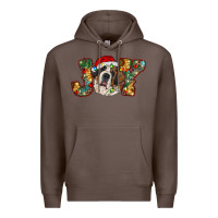 Coffee Saint Bernard Christmas joy, Premium Hoodie - RanaPortraitStore