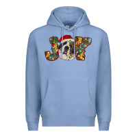 Colony Blue Saint Bernard Christmas joy, Premium Hoodie - RanaPortraitStore