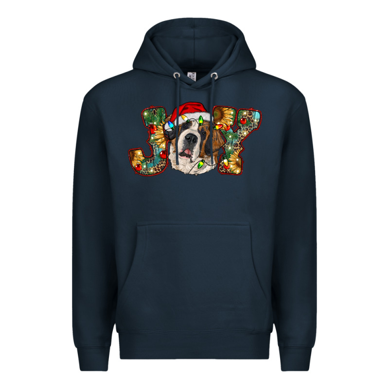 Saint Bernard Christmas Joy, Premium Hoodie by RanaPortraitStore | Teevron