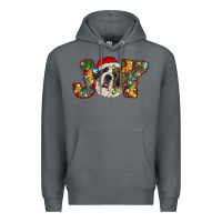 Rock Saint Bernard Christmas joy, Premium Hoodie - RanaPortraitStore