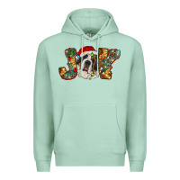 Seafoam Saint Bernard Christmas joy, Premium Hoodie - RanaPortraitStore