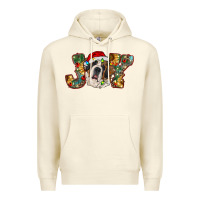Sandshell Saint Bernard Christmas joy, Premium Hoodie - RanaPortraitStore