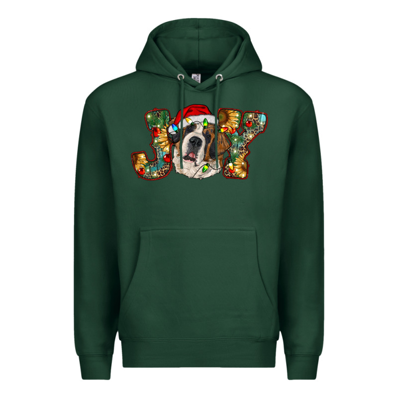 Saint Bernard Christmas Joy, Premium Hoodie by RanaPortraitStore | Teevron