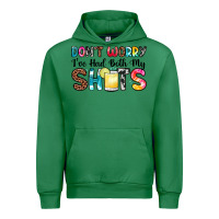 Emerald don t worry i ve had both my shots Urban Hoodie - Zillion Design Studio