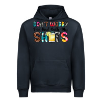 Navy don t worry i ve had both my shots Urban Hoodie - Zillion Design Studio