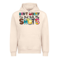 Sandshell don t worry i ve had both my shots Urban Hoodie - Zillion Design Studio