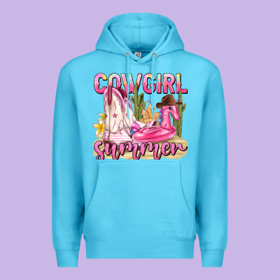 Cowgirl Summer Premium Hoodie Designed By Texasbilliewilder