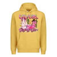Antique Gold cowgirl summer Premium Hoodie - texasbilliewilder