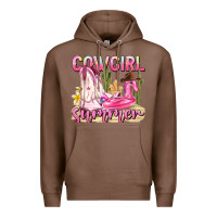 Chestnut cowgirl summer Premium Hoodie - texasbilliewilder