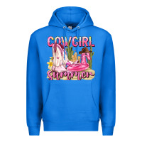 True Royal cowgirl summer Premium Hoodie - texasbilliewilder