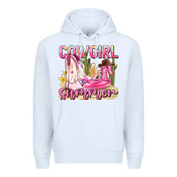 White cowgirl summer Premium Hoodie - texasbilliewilder