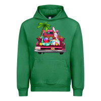 Emerald summer truck farm truck Urban Hoodie - Zillion Design Studio
