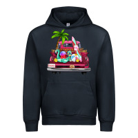 Navy summer truck farm truck Urban Hoodie - Zillion Design Studio