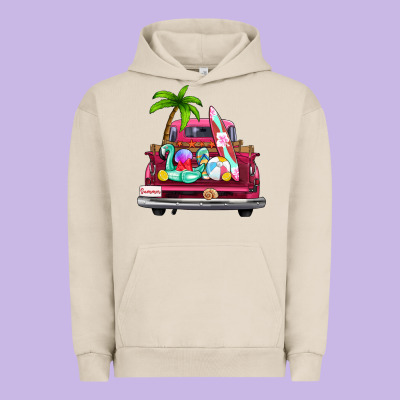 Summer Truck Farm Truck Urban Hoodie Designed By Zillion Design Studio