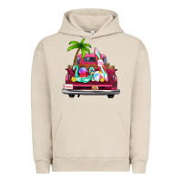 Pigment French Oak summer truck farm truck Urban Hoodie - Zillion Design Studio