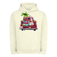 Pigment Pistachio summer truck farm truck Urban Hoodie - Zillion Design Studio