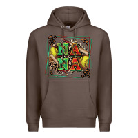 Coffee softball nana with leopard Premium Hoodie - Zillion Design Studio