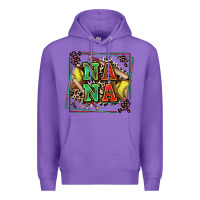 Purple softball nana with leopard Premium Hoodie - Zillion Design Studio
