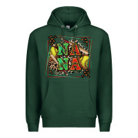 Sports Green softball nana with leopard Premium Hoodie - Zillion Design Studio